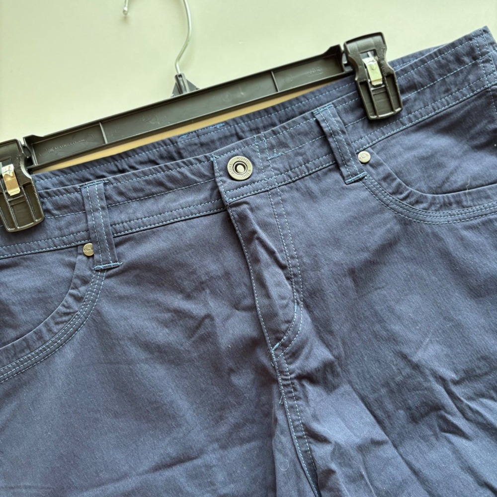 Kuhl Free Range Shorts Womens 14 Indigo Blue Mid Rise 6.5 Inseam NWT 112003 - Picture 5 of 11